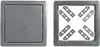 Porta per vasca in acciaio inox NVD, 200 x 300 mm 0124 Anteprima dell’immagine prodotto 8