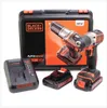 Black & Decker ASD18KB Akku Bohrschrauber Akkuschrauber 18V Produktbild-Vorschau 3
