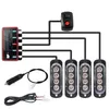 Luci di segnalazione 12/24V 16W, set di 4 con controller e Anteprima dell’immagine prodotto 6