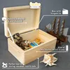 Creative Deco Grote Houten Doos Opberg-Kist, 30 x 20 x 14 Productafbeelding-voorbeeld 3