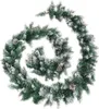 vidaXL Weihnachtsgirlande mit LED-Lichtern Grün 2,7 m PVC Produktbild-Vorschau 3