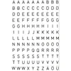 HERMA Buchstaben Sticker A-Z Folie schwarz 5 mm hoch 2 Produktbild-Vorschau 6