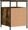 vidaXL Nočný stolík Smoked Oak 44x45x60 cm odvodený výrobok Náhľad obrázku produktu 5