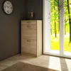 MATKAM Schuhschrank 2D1S in moderner Optik, B 50 x H 92 x T Produktbild-Vorschau 3