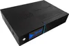 A black GigaBlue UHD Quad 4K Pro satellite receiver is shown from a three-quarter angle on a white background. Produktbild-Vorschau