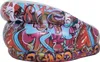 An inflatable beach seat with a graffiti-style print. Produktbild-Vorschau