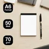 Herlitz notitieboekje zonder omslag, A6, geruit, 50 Productafbeelding-voorbeeld 7