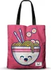 Fashion Strand-Einkaufstasche Oh My Pop! Rosa Yaki 33x40x7 Produktbild-Vorschau 1