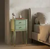Table De Chevet Camille Green 40 Cm - Pin Et Mdf, Style Voir les images du produit 8
