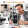 Rotierender LED-Drehteller–Glasvitrine mit 4 Rotations- und Produktbild-Vorschau 5