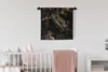 MuchoWow® Wandteppich Wandbehang Reptilien - Blumen - Licht Produktbild-Vorschau 1