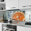 Küchenrückwand Spritzschutz Glas mit Motiv Orangenscheibe Produktbild-Vorschau 2