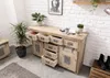 MASSIVMOEBEL24 | Buffet 150x45 Manguier laqué blanchi Voir les images du produit 4