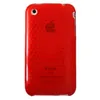 housse 3D en silicone Gel Skin rouge pour Apple iPhone Voir les images du produit 4