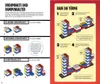 Instructions for building LEGO® Kettenreaktionen machines, specifically focusing on building towers with turntables and ramp holders. Voir les images du produit