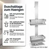 Mucola Duschablage zum Hängen Edelstahl 2 Körbe Duschregal Produktbild-Vorschau 11