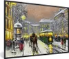 MuchoWow® Gerahmtes Poster Gemälde - Ölgemälde - Winter - Produktbild-Vorschau 1