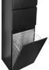 Aqualine ALTAIR hoge kast met wasmand, 40x184x31 cm, mat Productafbeelding-voorbeeld 4