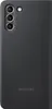 A black Samsung phone case shown from the back. Voir les images du produit