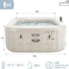 Intex 28446 Purespa Chevron Deluxe 4p 175x175x28 Cm Produktbild-Vorschau 3