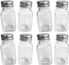 8er Set Glas-Gewürzstreuer Mit Edelsthaldeckel | Produktbild-Vorschau 1