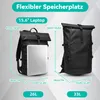 Rucksack 33L Wasserdichte Laptop Rucksack Herren Damen 15,6 Produktbild-Vorschau 6
