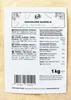 A close-up of a product label for ground blanched almonds. Produktbild-Vorschau