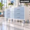 WAGNER Soft-Lenkrolle 4tlg. Set- Ø 50 mm, Stahl verzinkt, Produktbild-Vorschau 3