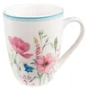 Tazza Clayre & Eef 360 ml Bianco Rosa Porcellana Fiori Anteprima dell’immagine prodotto 1