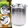 10L čisticí nádoba z nerezové oceli čisticí sud s víkem Náhled obrázku produktu 7