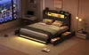 CDGlobal Polsterbett 140x200cm mit USB, Typ-C und LED, Produktbild-Vorschau 17