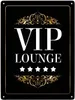 VIP-Lounge Metallschild XXL Schild Blechschild Produktbild-Vorschau 1