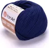 YarnArt Baby Baumwolle Wolle 50g 165m - Dunkelblau/Granit, Produktbild-Vorschau 1