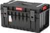A black Qbrick One 350 Techniker-Werkzeugkasten tool box is shown against a white background. Náhled obrázku produktu