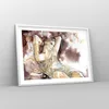 Gerahmtes Poster - Weißer Rahmen - Frau Modell - 70x50 cm - Produktbild-Vorschau 8