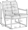KAWOLA Sessel ARLY Polstersessel Bezug Velvet cognac Produktbild-Vorschau 3