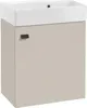 Badezimmer-Wandschrank mit Waschbecken 60x50cm Cashmere, Produktbild-Vorschau 1