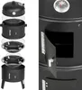 affumicatore verticale a carbonella 3 in 1 Ø45 cm, grill Anteprima dell’immagine prodotto 3