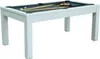 Weißer Klapptisch - Billard und Tischtennis - L.182 x B.102 Produktbild-Vorschau 8
