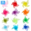 36 pièces de foulards de jonglage, colorés, en soie, Voir les images du produit 2