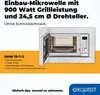 Exquisit Einbau-Mikrowelle EMW 19-7 G | Grill | max. 900 W Produktbild-Vorschau 2