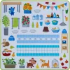HABA Little Friends – Puppenhaus Klebe-Deko-Accessoires Produktbild-Vorschau 5
