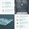 doporro Duschtür Nischentür dusche 130x195cm Duschwand Produktbild-Vorschau 4
