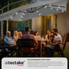 slunečník tectake® Sunna 250 x 250 cm s LED solárním Náhled obrázku produktu 4
