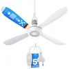 Ventilateur de plafond mobile blanc, Ø40cm ( 5m de câble ), Voir les images du produit 1