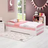 Ausziehbett LORENA in 90 x 190 cm, schönes Kinderbett aus Produktbild-Vorschau 1