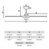 Energiespar Deckenventilator mit LED Beleuchtung und Produktbild-Vorschau 9
