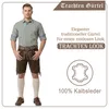 Herren Trachtengürtel aus Echtleder Trachten Lederhosen Produktbild-Vorschau 3
