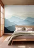 Sanders & Sanders Fototapete Berglandschaft Blau 375 x 270 Produktbild-Vorschau 2