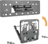 A wall mount bracket for a TV, shown in two parts with an arrow indicating assembly. Anteprima dell’immagine prodotto